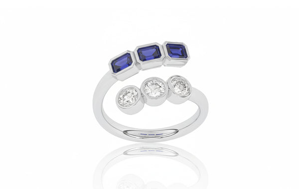 Diamond & Sapphire Rings