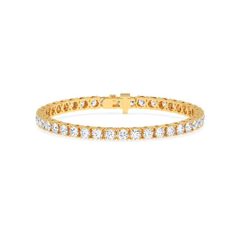 B-82100-AD-Y  10.00ct F/VS Lab Diamond Tennis Bracelet