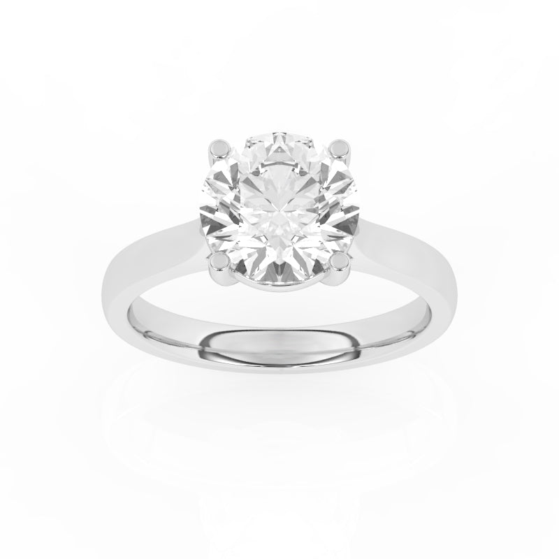 R-87200-AD-W  2.00ct D/VS2 Brilliant Cut Lab Diamond Solitaire Ring (IGI Report Included)