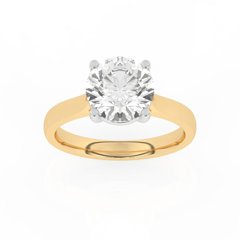 R-87200-AD-Y  2.00ct D/VS2 Brilliant Cut Lab Diamond Solitaire Ring (IGI Report Included)