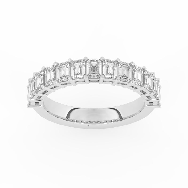 R-88520-AD-W  2.00ct Lab Diamond Eleven Stone Half Eternity Ring