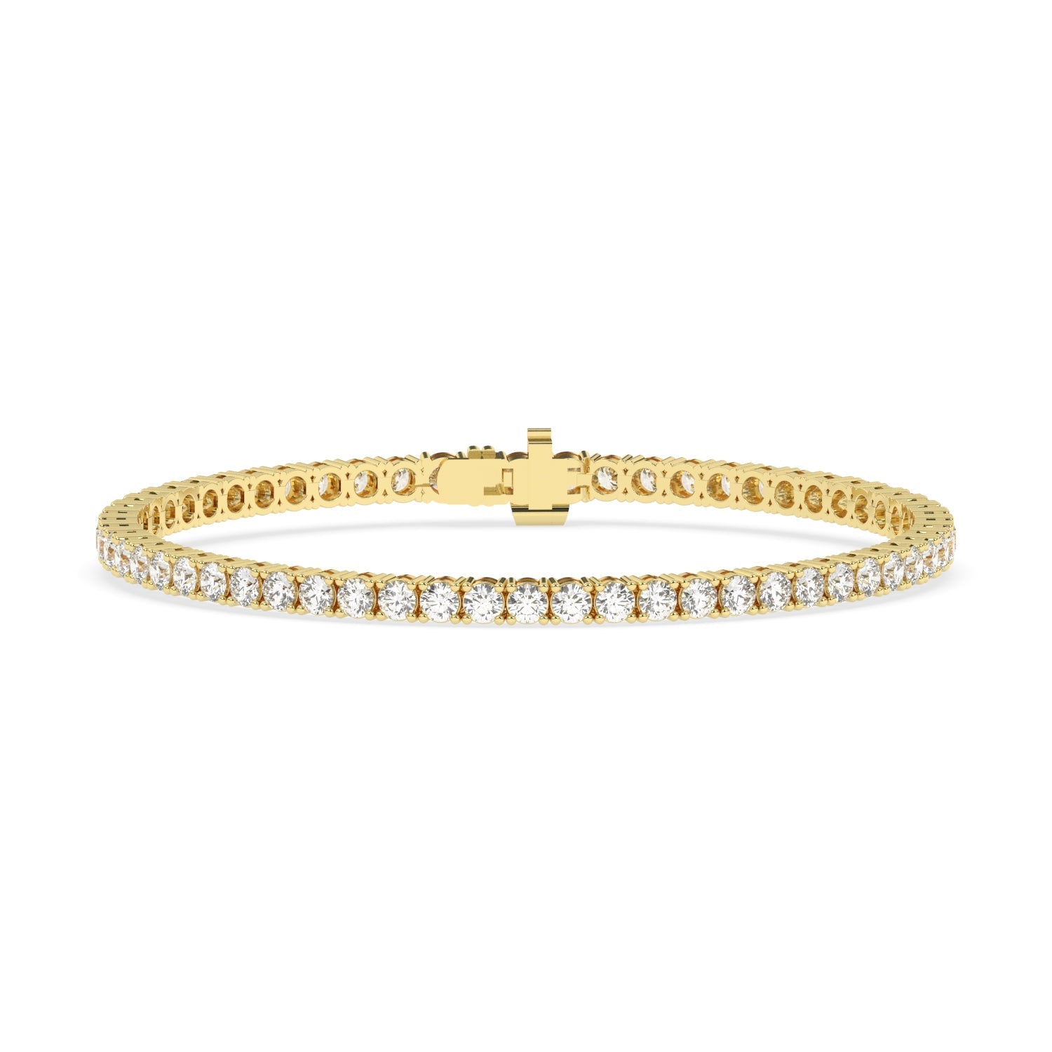 B-82500-AD-Y  5.00ct F/VS Lab Diamond Tennis Bracelet (EGL Report Included)