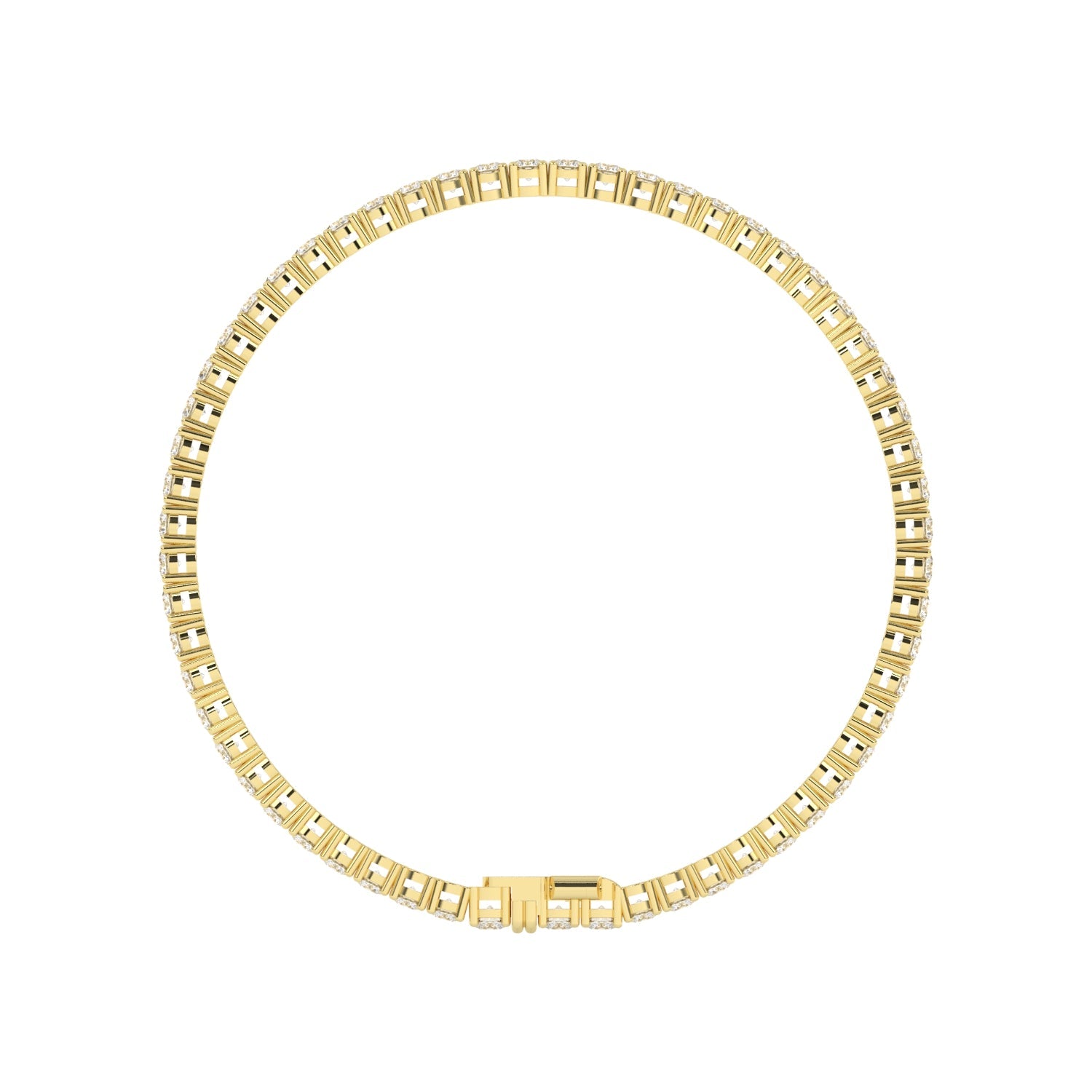B-82500-AD-Y  5.00ct F/VS Lab Diamond Tennis Bracelet (EGL Report Included)