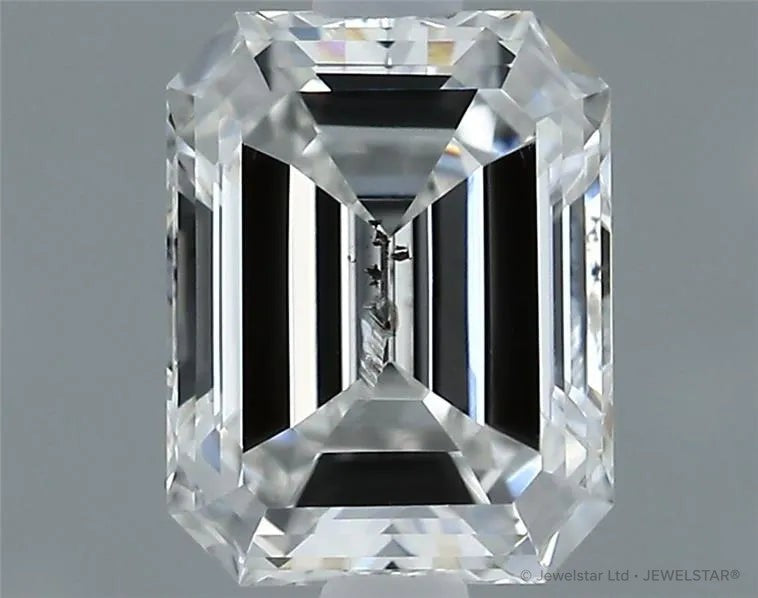0.70ct Emerald Natural Diamond (Colour F, Clarity SI2, Cut VG, IGI Certified)