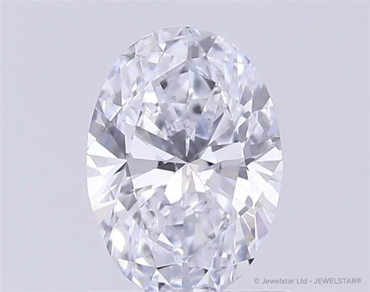 0.71ct Oval Lab Grown Diamond (Colour E, Clarity VVS2, IGI Certified)