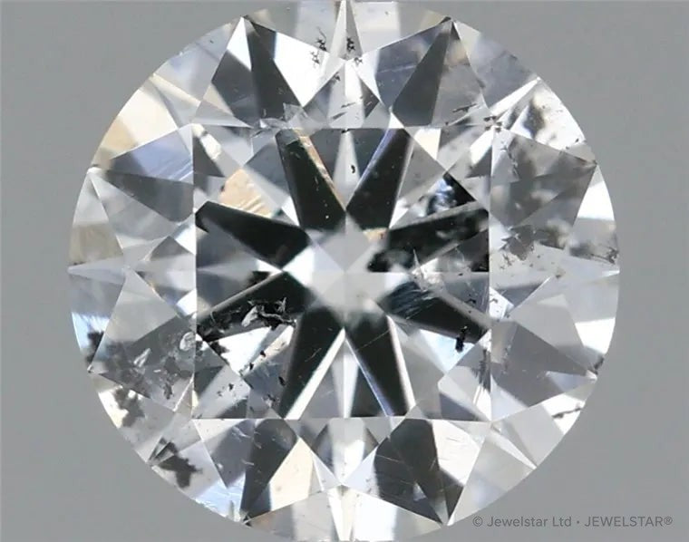 0.74ct Round Natural Diamond (Colour F, Clarity SI2, Cut EX, IGI Certified)
