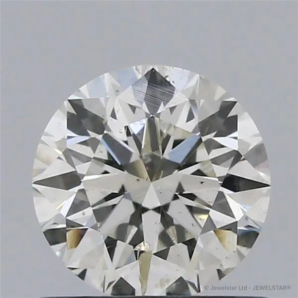 0.70ct Round Natural Diamond (Colour F, Clarity SI2, Cut EX, IGI Certified)