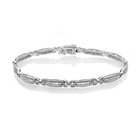 B-62100-AD-W  Diamond Dress Bracelet