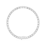 B-82100-AD-W  10.00ct F/VS Lab Diamond Tennis Bracelet (EGL Report Included)