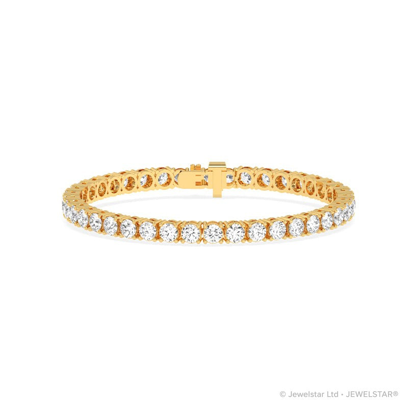 B-12100-AD-Y  10.00ct G-H/SI Diamond Tennis Bracelet