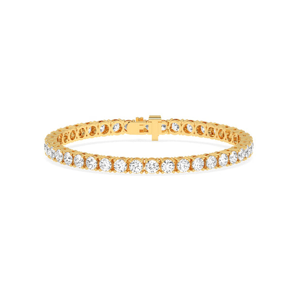 B-82100-AD-Y  10.00ct F/VS Lab Diamond Tennis Bracelet (EGL Report Included)