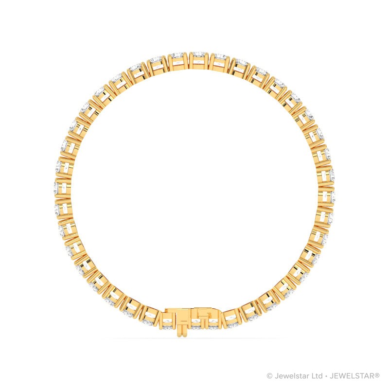 B-12100-AD-Y  10.00ct G-H/SI Diamond Tennis Bracelet