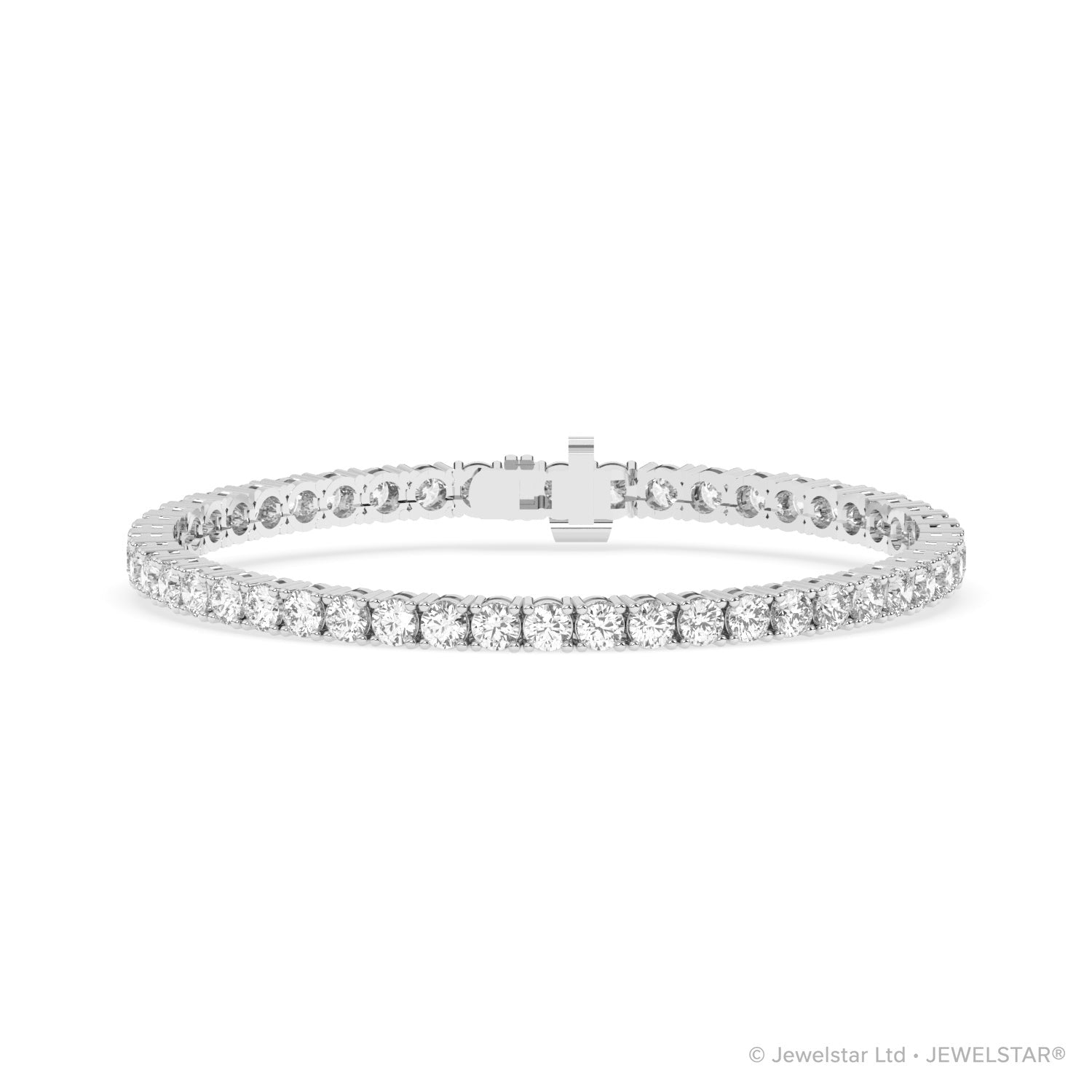 B-12700-AD-W  7.00ct G-H/SI Diamond Tennis Bracelet
