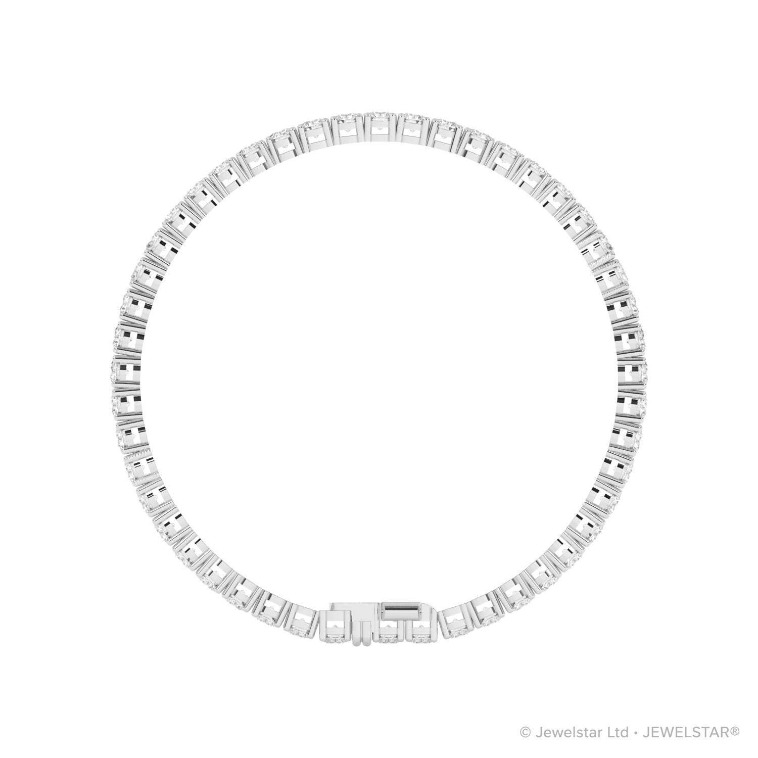 B-12700-AD-W  7.00ct G-H/SI Diamond Tennis Bracelet