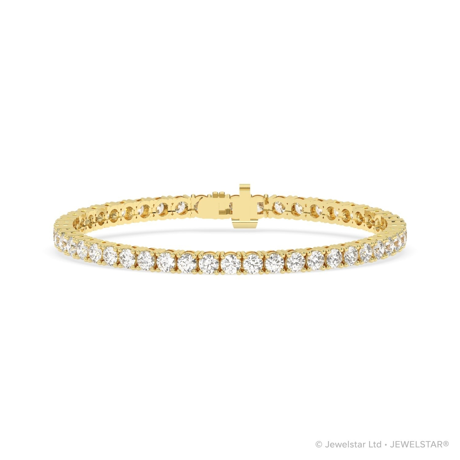 B-12700-AD-Y  7.00ct G-H/SI Diamond Tennis Bracelet