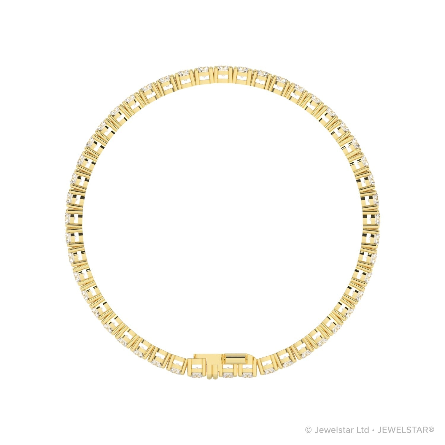B-12700-AD-Y  7.00ct G-H/SI Diamond Tennis Bracelet