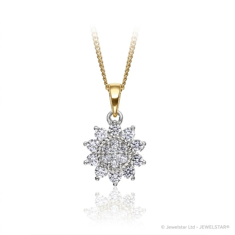 P-13339-AD-Y   Diamond Cluster Pendant