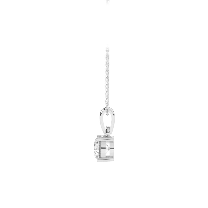 P-81050-AD-W  0.50ct F/VS Brilliant Cut Lab Diamond Solitaire Pendant