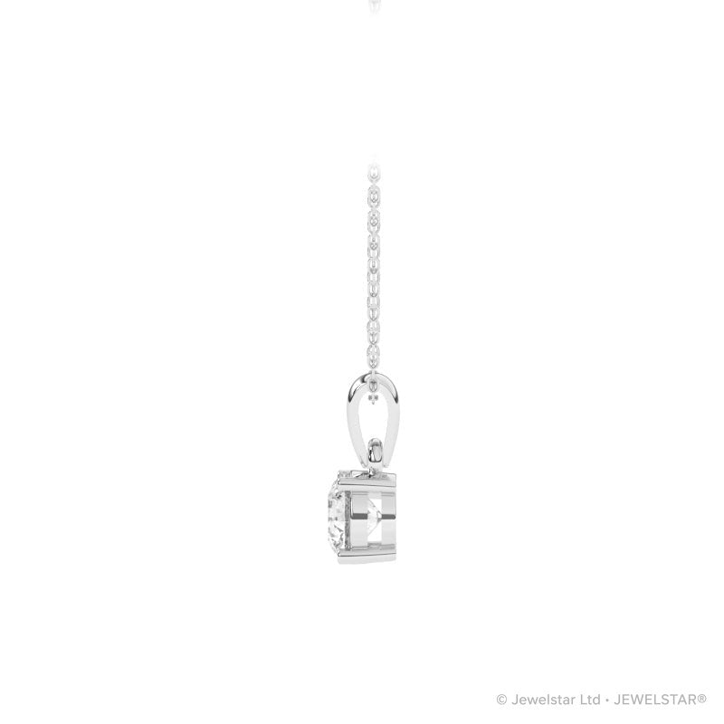 P-81050-AD-W  0.50ct F/VS Brilliant Cut Lab Diamond Solitaire Pendant