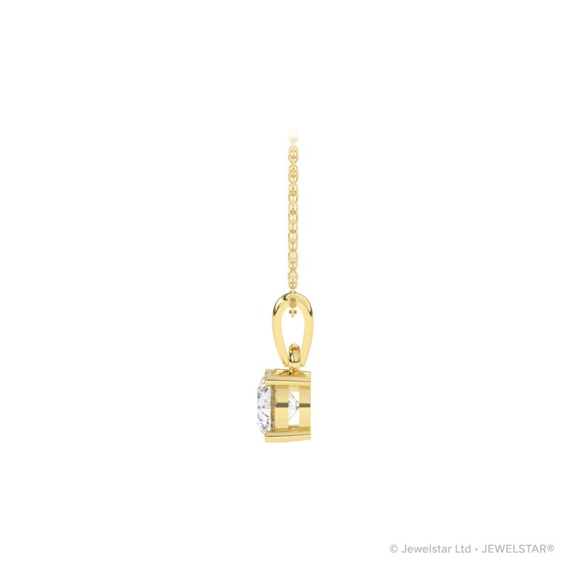P-11050-AD-Y  0.50ct G-H/SI Brilliant Cut Diamond Solitaire Pendant (IGI Report Included)