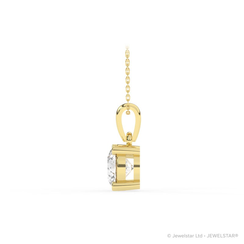 P-11100-AD-Y  1.00ct G-H/SI Brilliant Cut Diamond Solitaire Pendant (IGI Report Included)