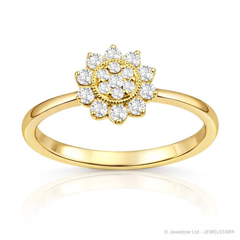 R-17922-AD-Y  Diamond Dress Ring  0.34ct