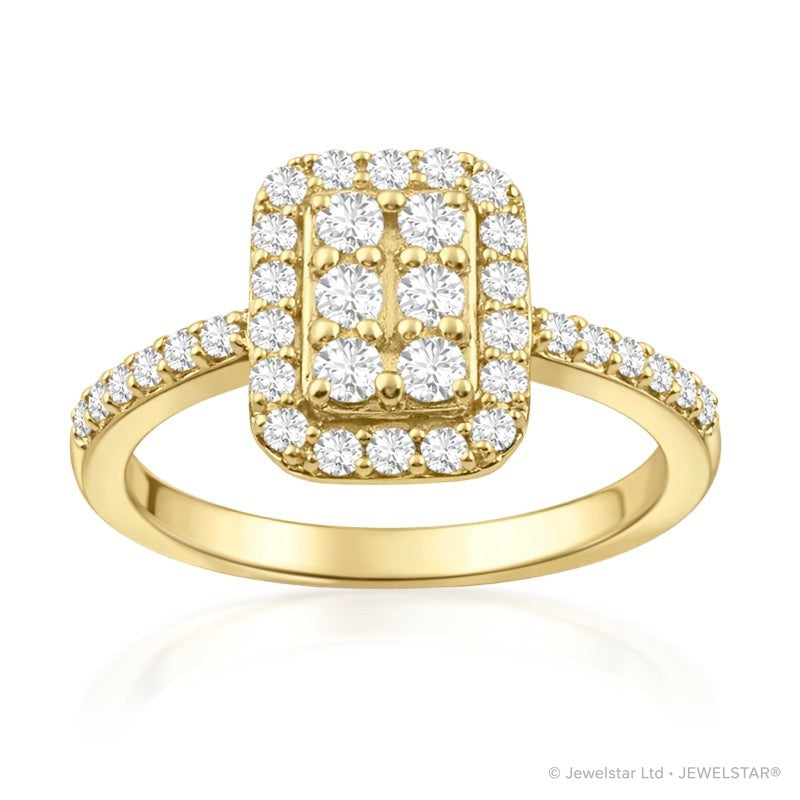 R-21262-AD-Y  Diamond Dress Ring 0.72ct