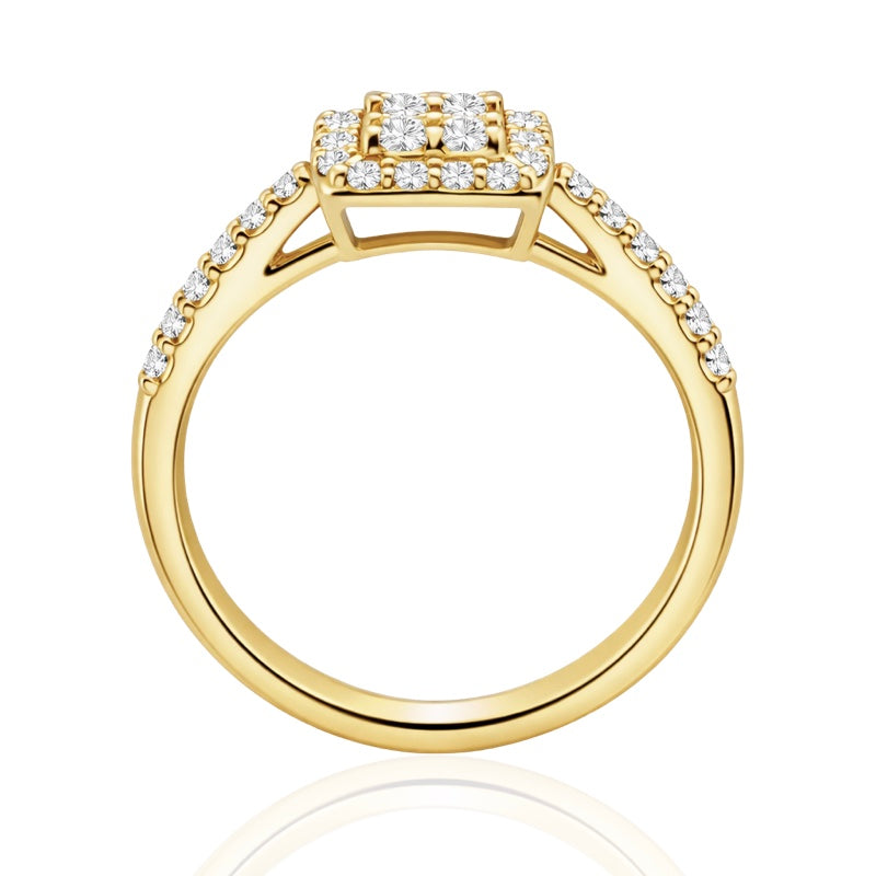 R-21262-AD-Y  Diamond Dress Ring 0.72ct