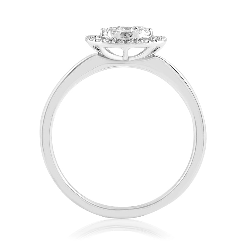 R-21755-AD-W  Diamond Dress Ring 0.33ct
