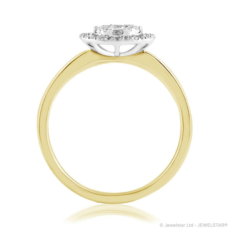 R-21755-AD-Y  Diamond Dress Ring 0.40ct
