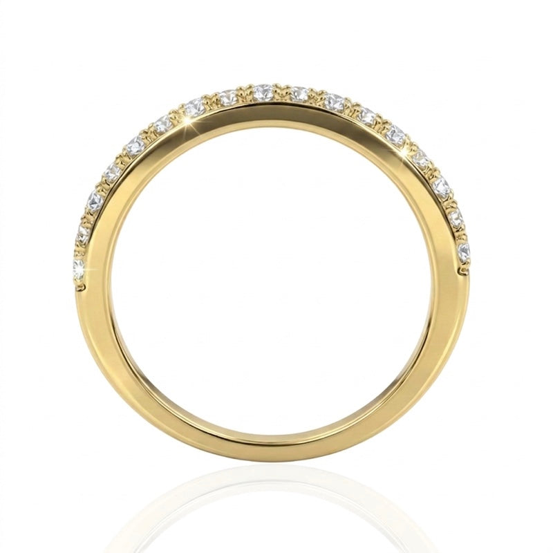 R-22846-AD-Y  Diamond Half Eternity Ring 0.25ct