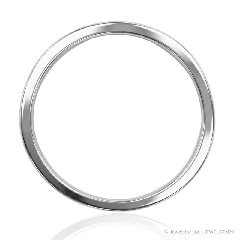 R-22875-SA-W   Diamond & Sapphire Half Eternity Ring