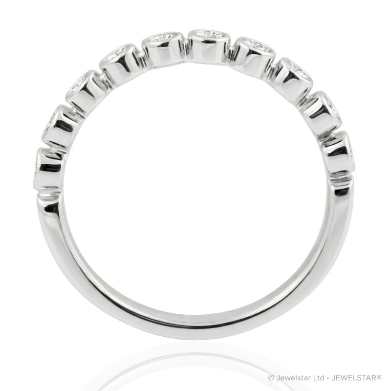 R-22902-AD-W  Diamond Half Eternity Ring 0.25ct