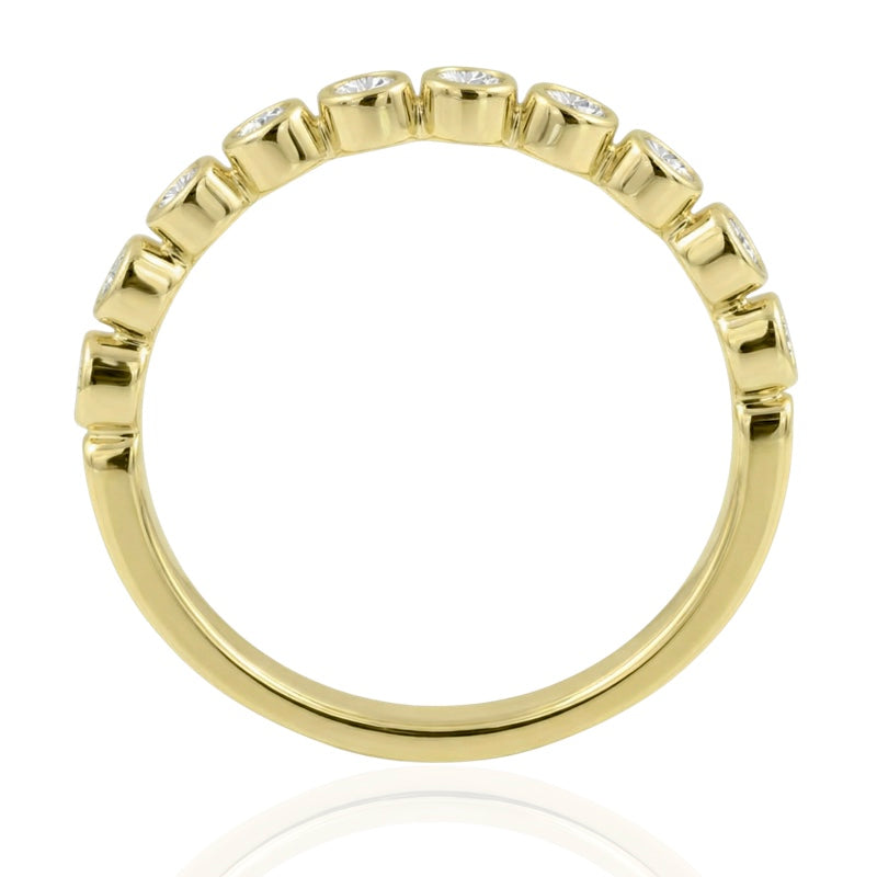 R-22902-AD-Y  Diamond Half Eternity Ring 0.25ct