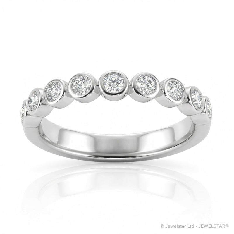 R-22903-AD-W  Diamond Half Eternity Ring 0.35ct