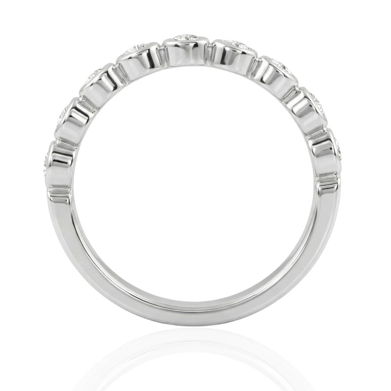R-22903-AD-W  Diamond Half Eternity Ring 0.35ct
