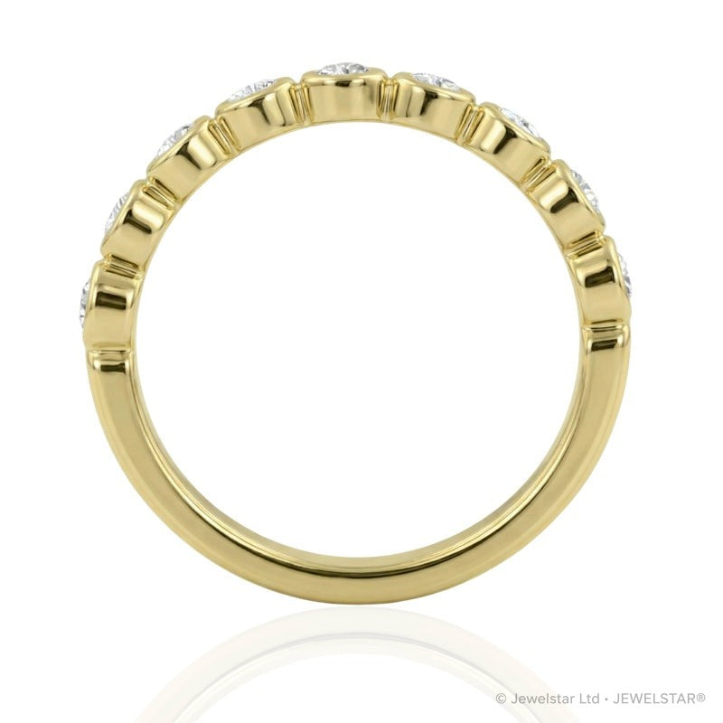 R-22903-AD-Y  Diamond Half Eternity Ring 0.35ct