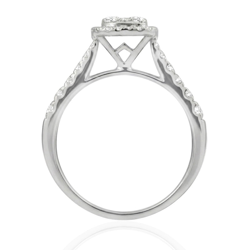R-24047-AD-W  Diamond Dress Ring 0.75ct