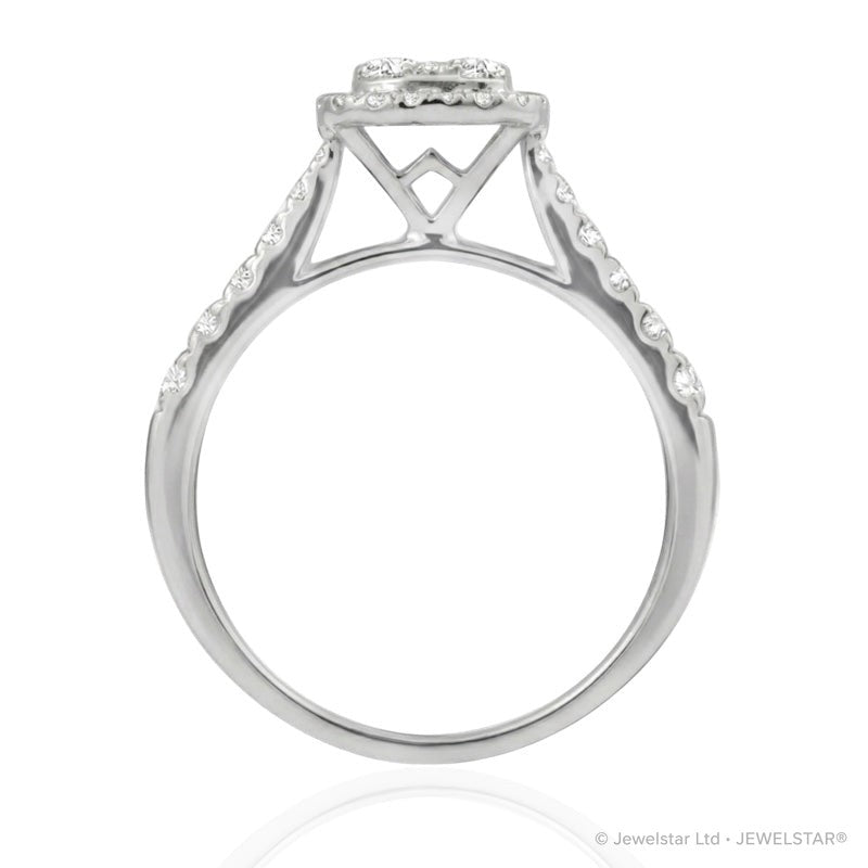 R-24047-AD-W  Diamond Dress Ring 0.75ct