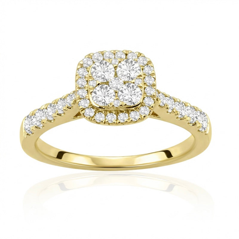R-24047-AD-Y  Diamond Dress Ring 0.75ct