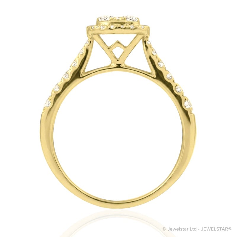 R-24047-AD-Y  Diamond Dress Ring 0.75ct