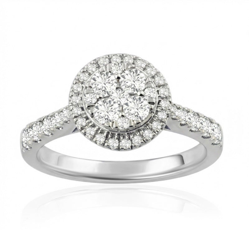 R-24050-AD-W  Diamond Dress Ring 0.85ct