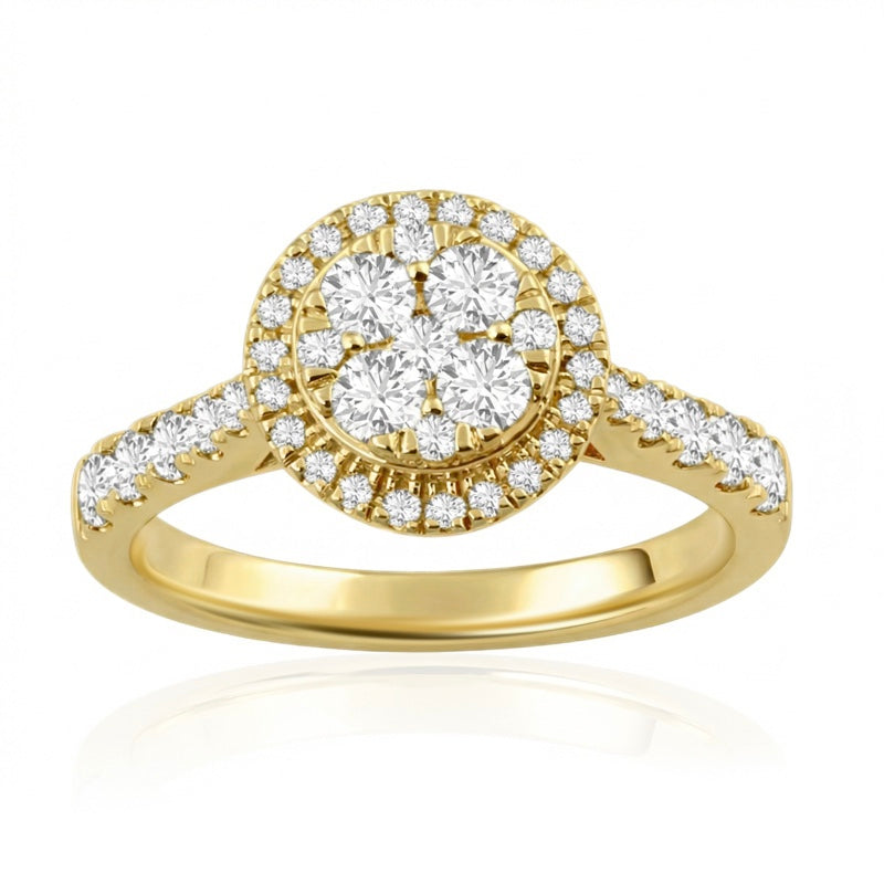 R-24050-AD-Y  Diamond Dress Ring 0.85ct