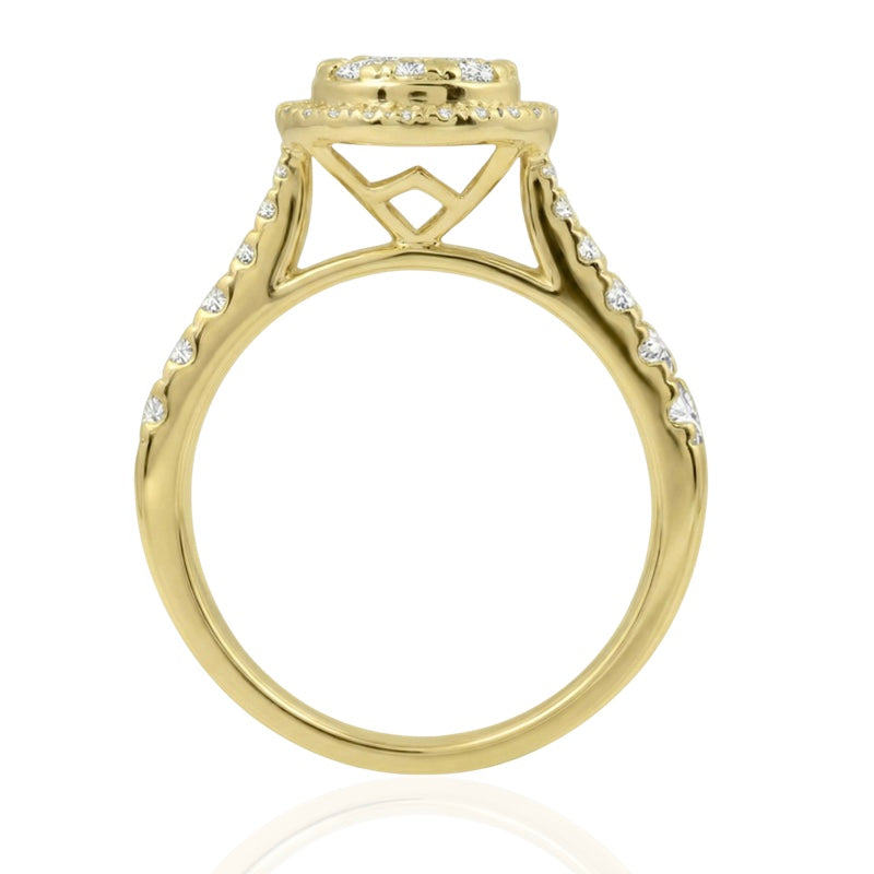 R-24050-AD-Y  Diamond Dress Ring 0.85ct