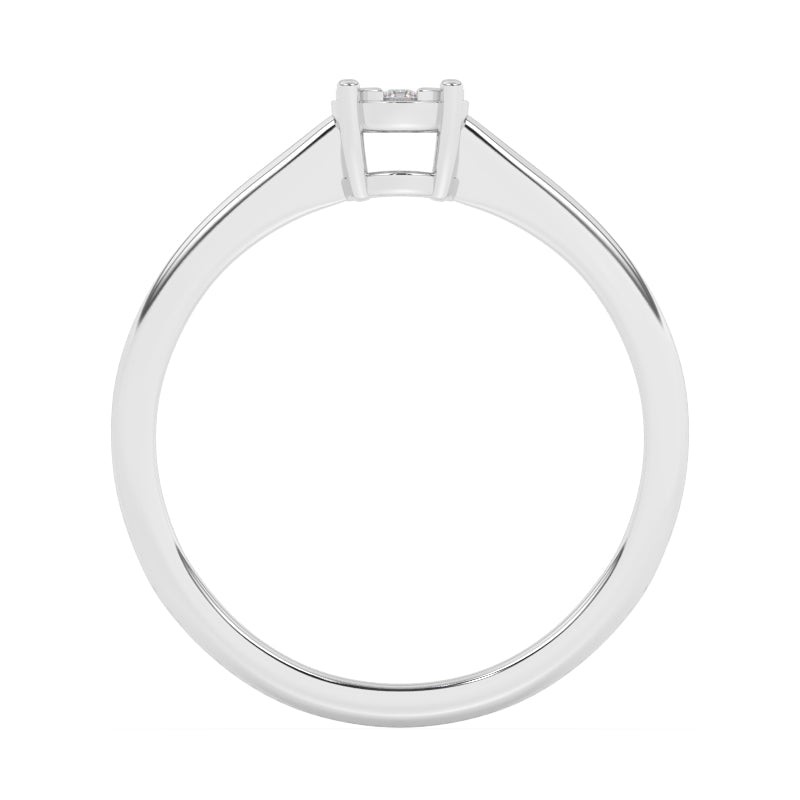 R-25061-AD-W  Diamond Solitaire/Cluster Ring