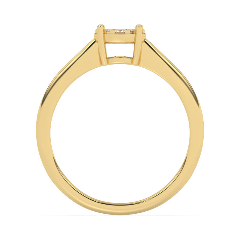 R-25063-AD-Y  Diamond Solitaire/Cluster Ring