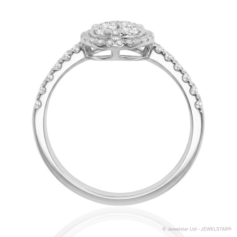 R-25518-AD-W  Diamond Dress Ring 0.54ct