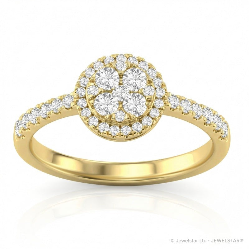 R-25518-AD-Y  Diamond Dress Ring 0.54ct