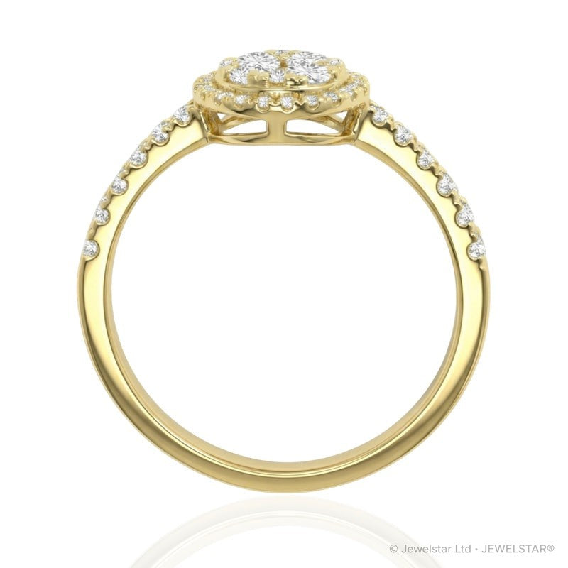 R-25518-AD-Y  Diamond Dress Ring 0.54ct