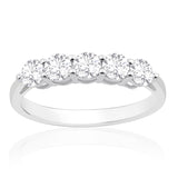 R-44151-AD-W   1.00ct Diamond Five Stone Ring